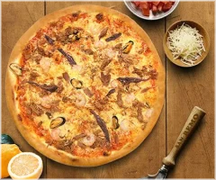 Zalm, garnalen, ansjovis, mosselen en tonijn